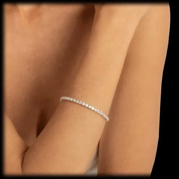 Diamond Tennis Bracelet 1 Carat TW Genuine